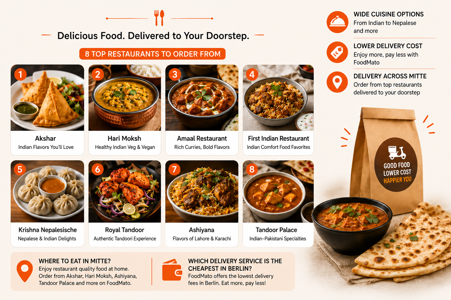 food delivery restaurants-in-mitte