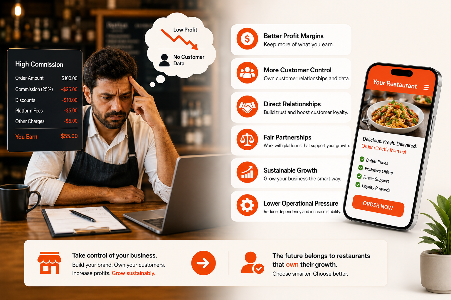 high commission delivery apps