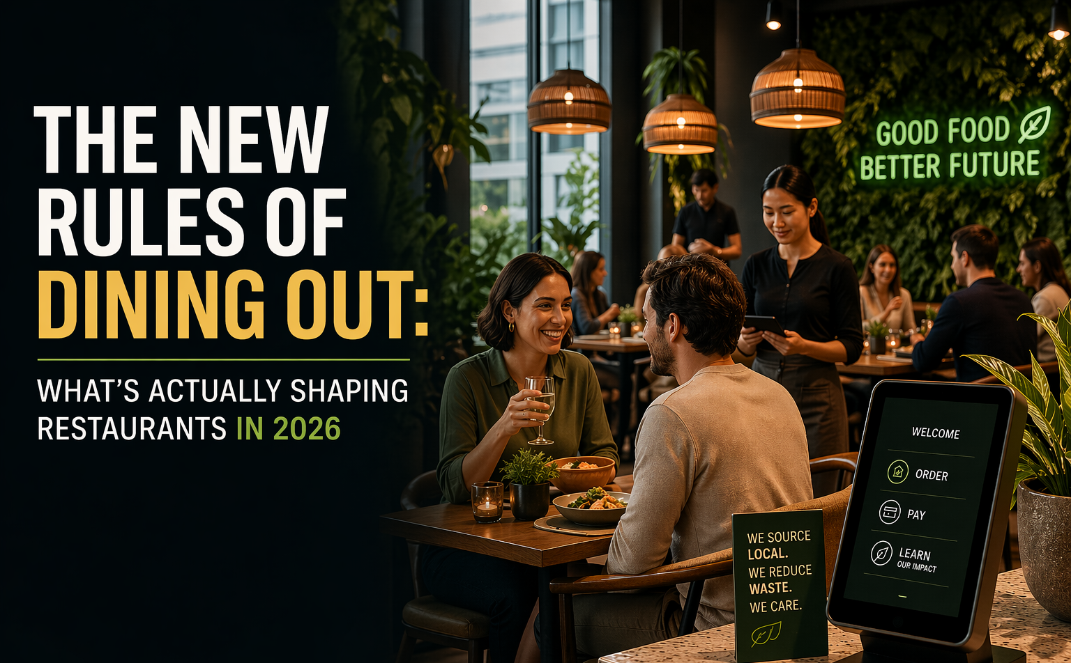 The New Rules of Dining Out: What’s Actually Shaping Restaurants in 2026